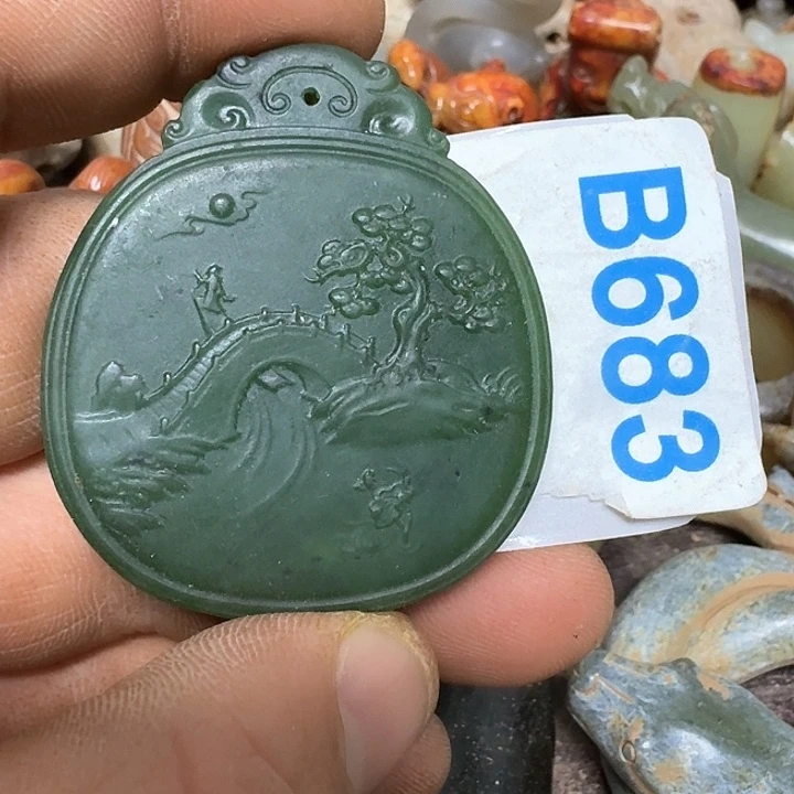 和田玉颈饰未镶嵌