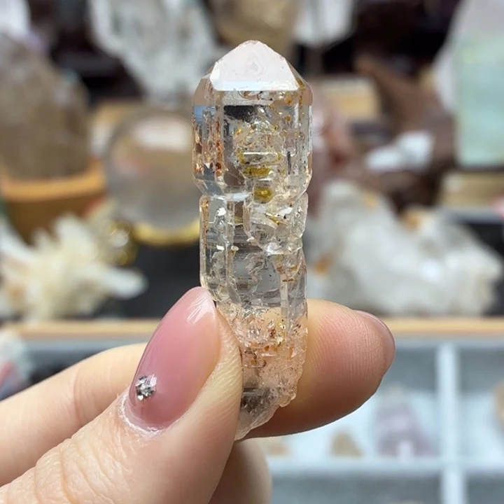珠宝半成品水晶未镶嵌小杜