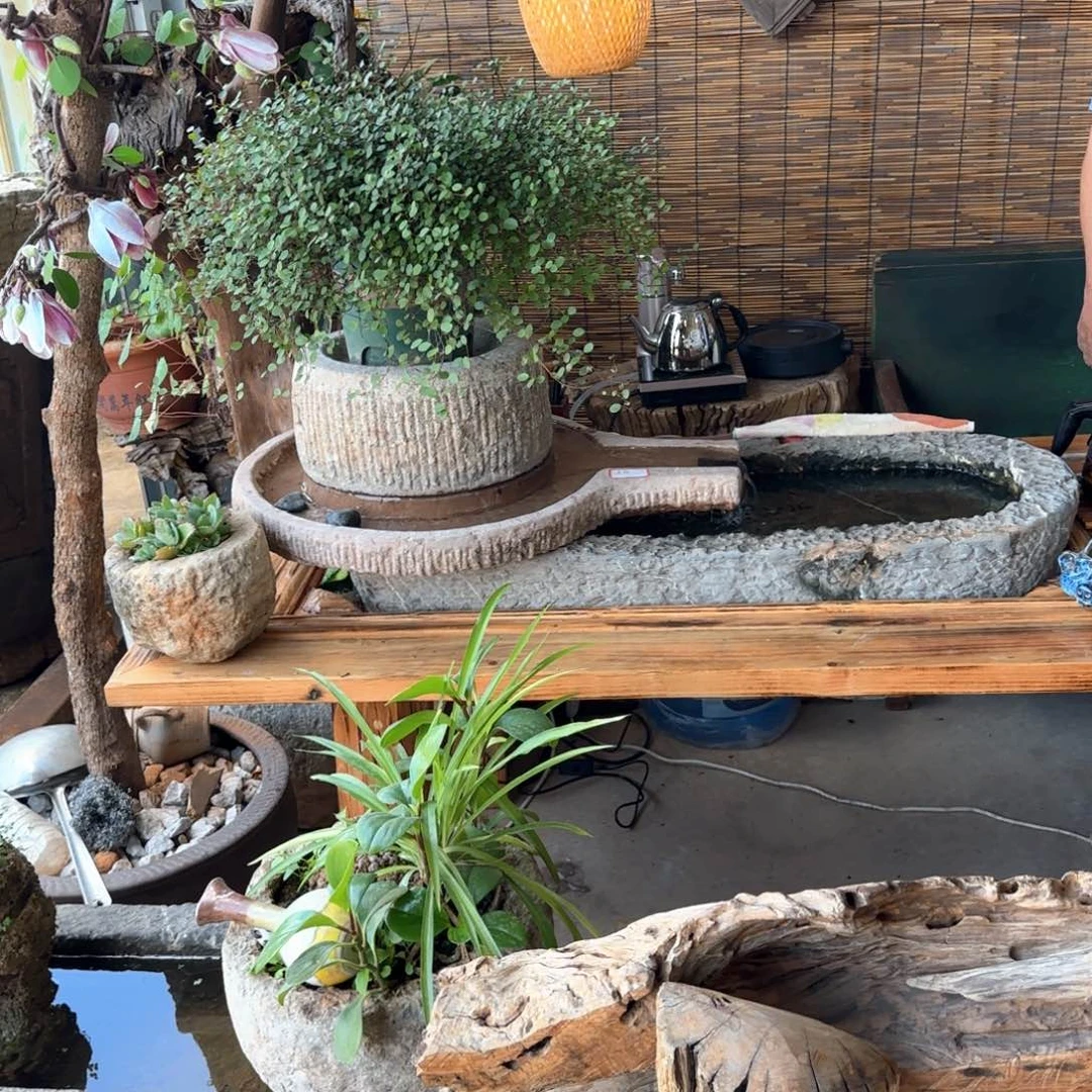 缅甸花梨（花梨木类）茶桌一套直播专享