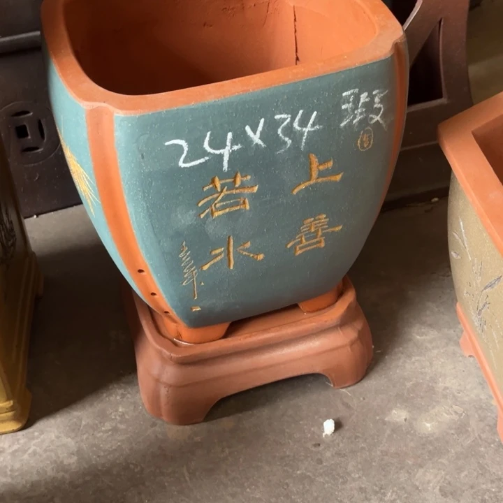 紫砂花盆紫砂花盆