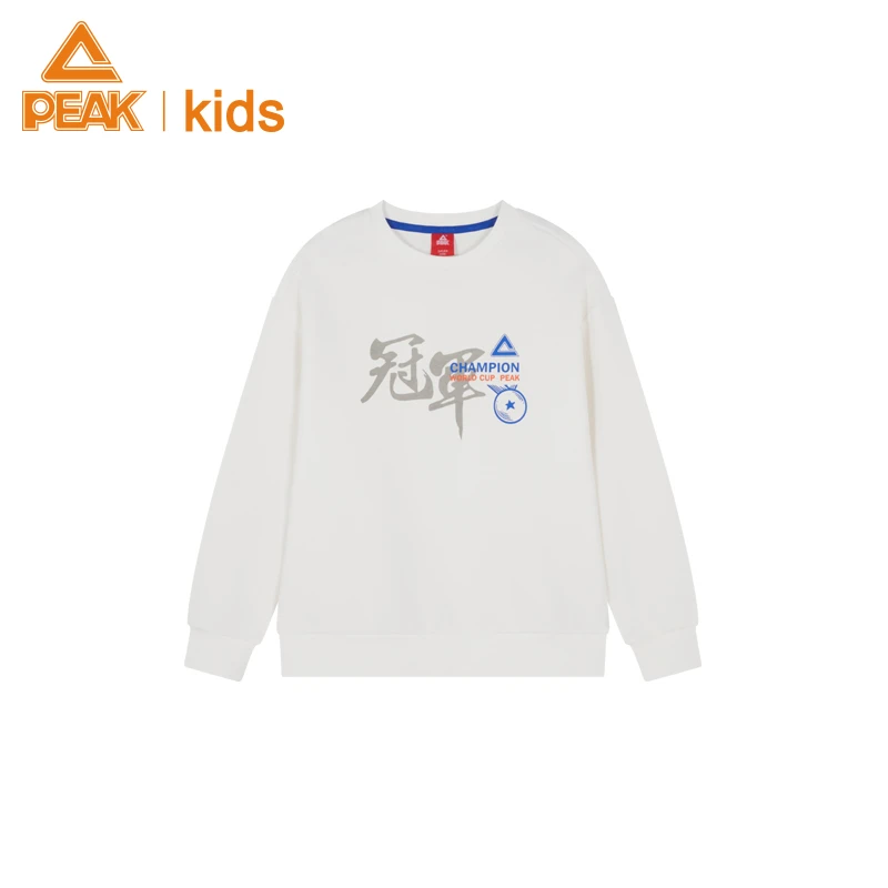 Peak/匹克儿童运动户外百搭休闲透气圆领卫衣FK62313