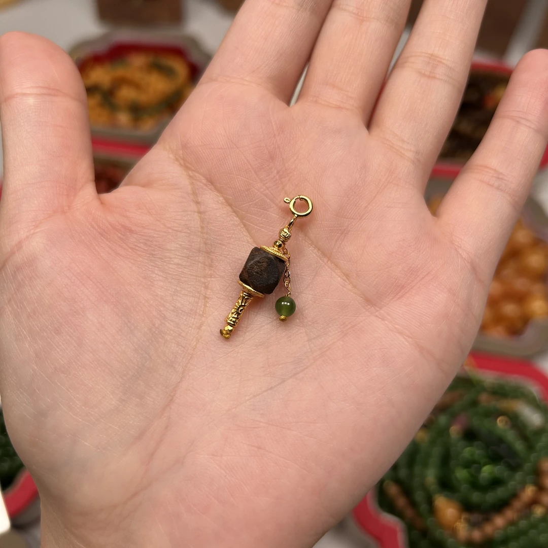 银木质吊坠 珠宝美学 银饰沉沉 转经筒 配件吊坠