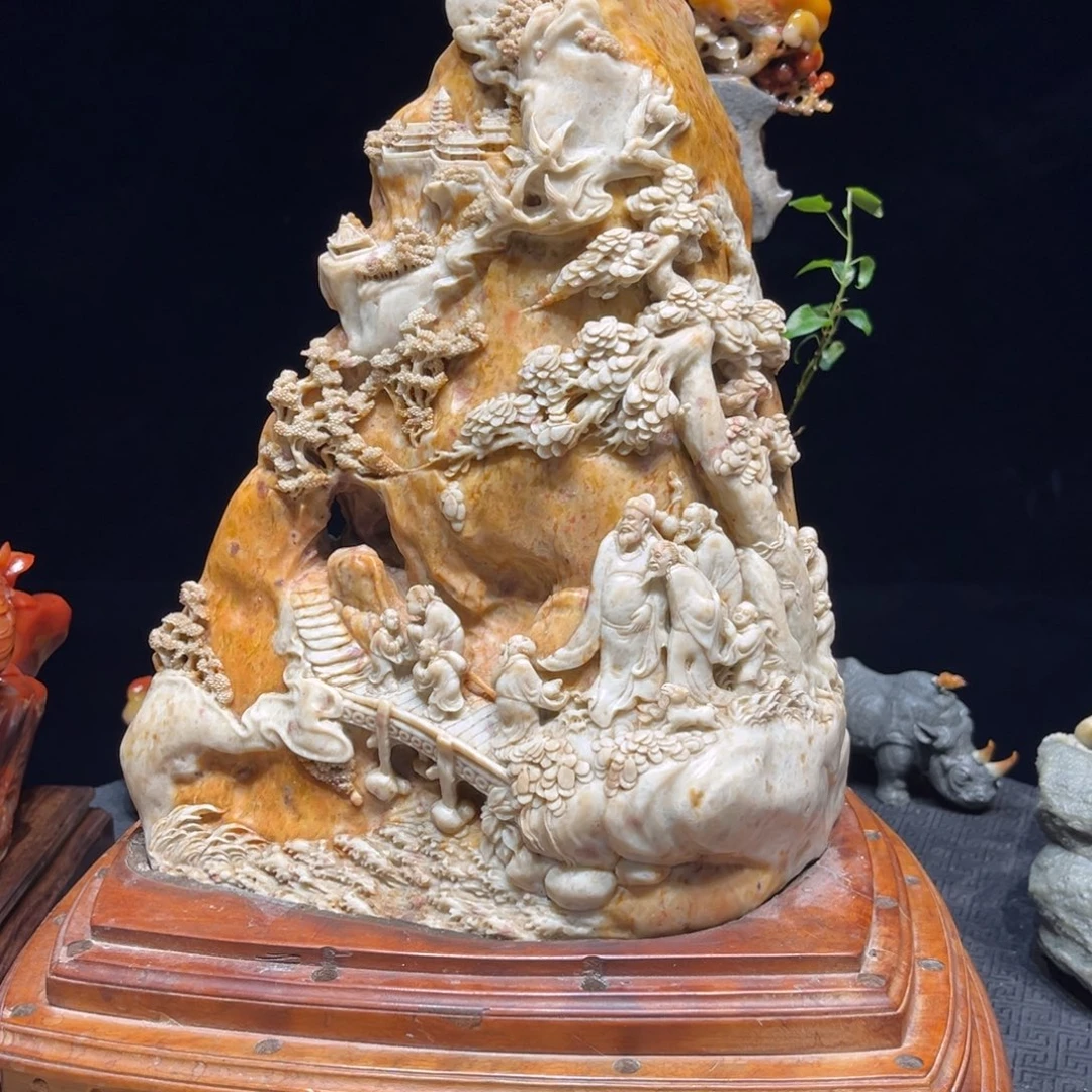 T***r寿山石寿山石雕刻工艺精湛
