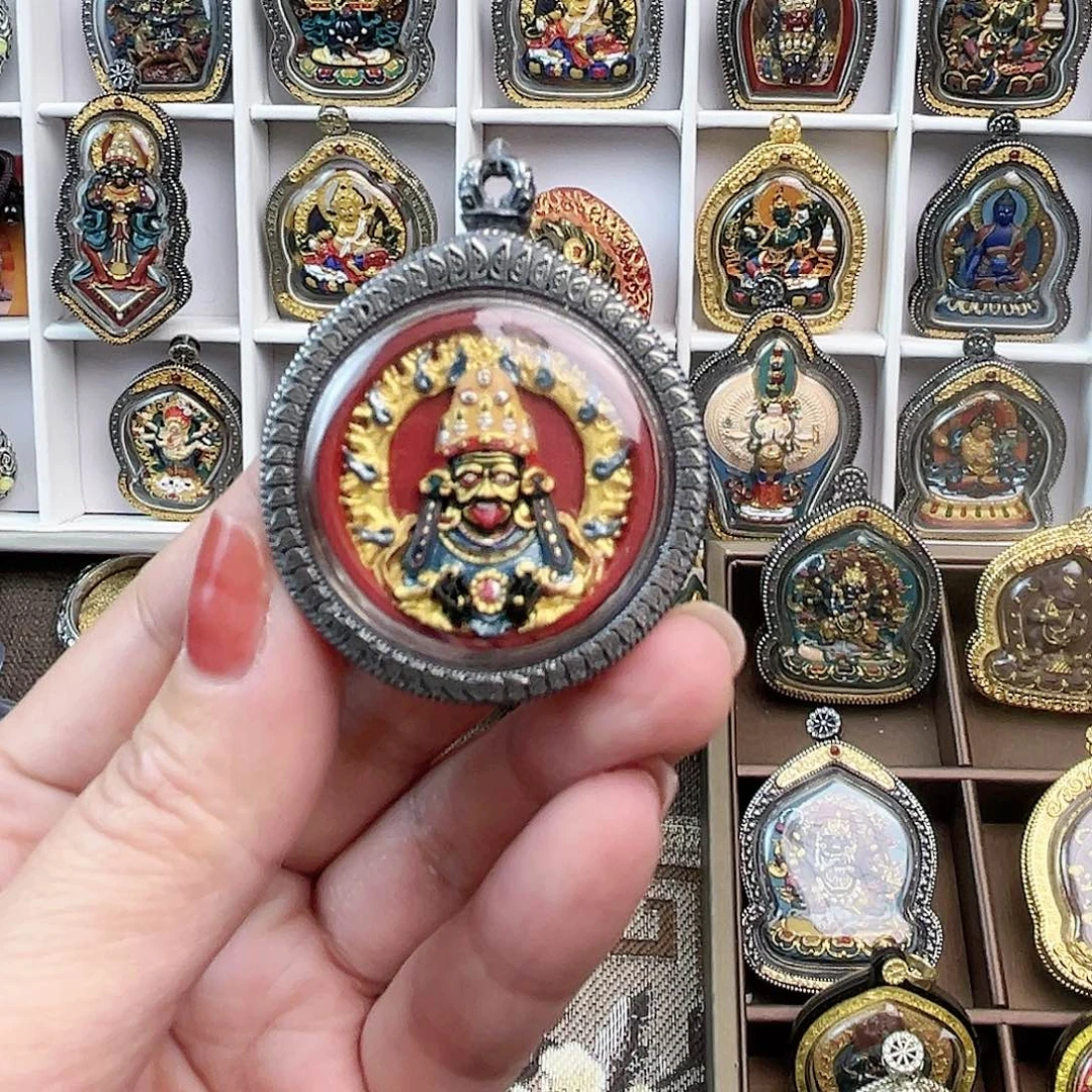 泥塑别*做旧款扎基绿度母