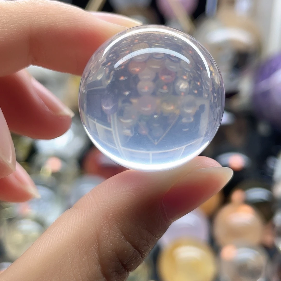 水晶珠宝半成品未镶嵌净体冰粉彩针3