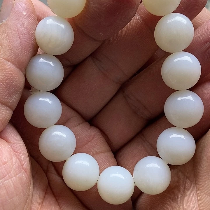 【闪购商品】和田玉手链未镶嵌和田玉15白