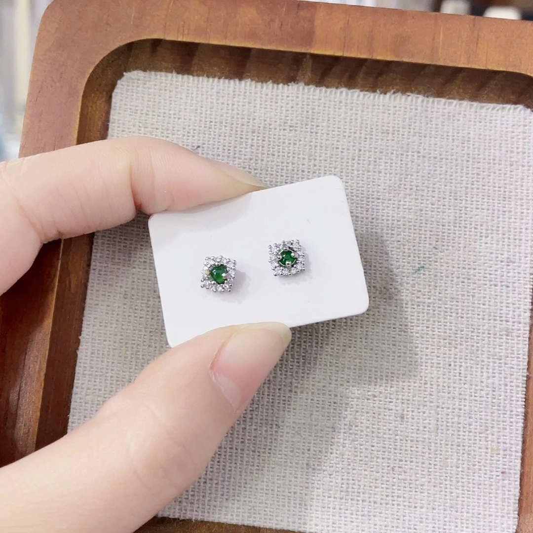 颈饰未镶嵌翡翠天然翡翠Ａ货