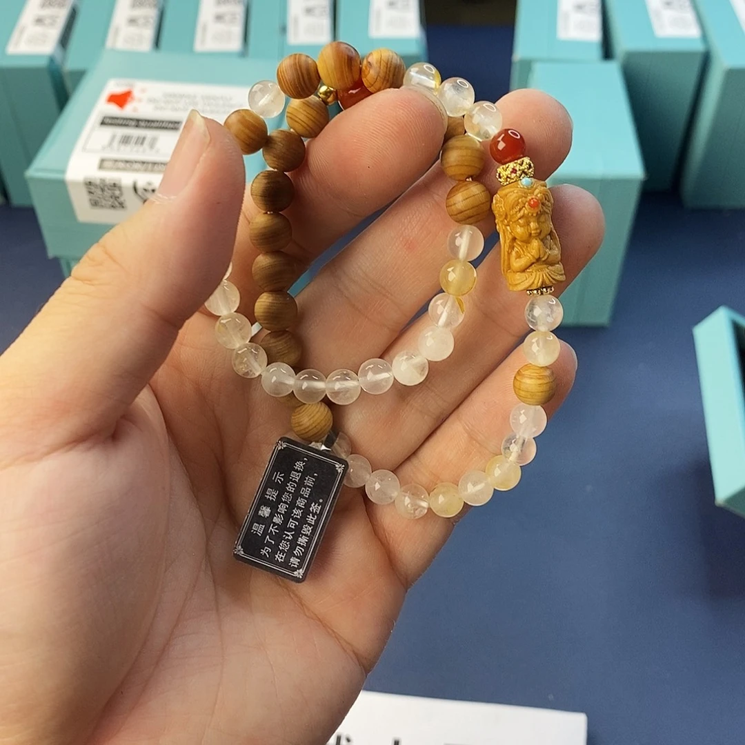 手链水晶银S925镶嵌