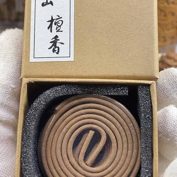 檀香木手串/手链老山檀香盘香20小片一片约2小时