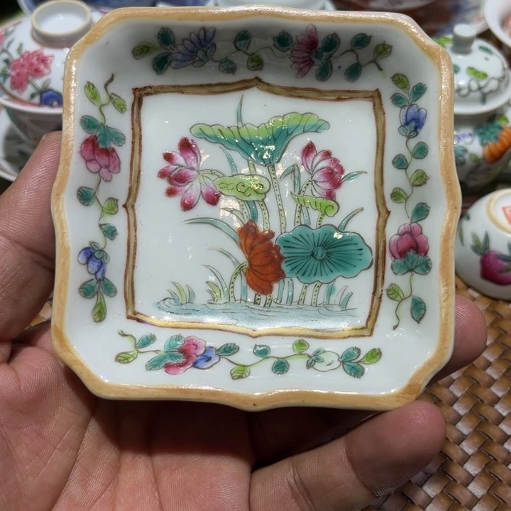 纯手绘精品盖碗杯