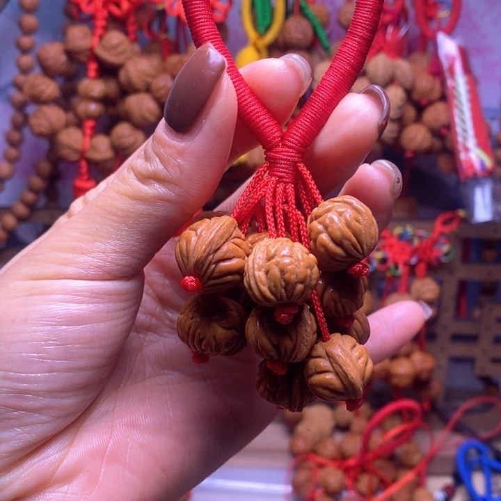 吊坠桃核龙纹桃枭