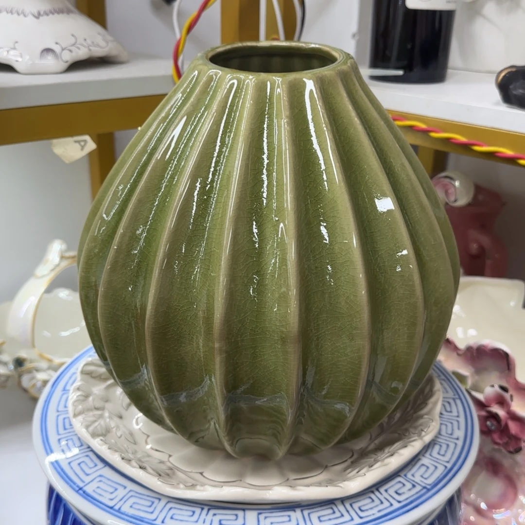 瓷片陶瓷工艺花瓶摆件