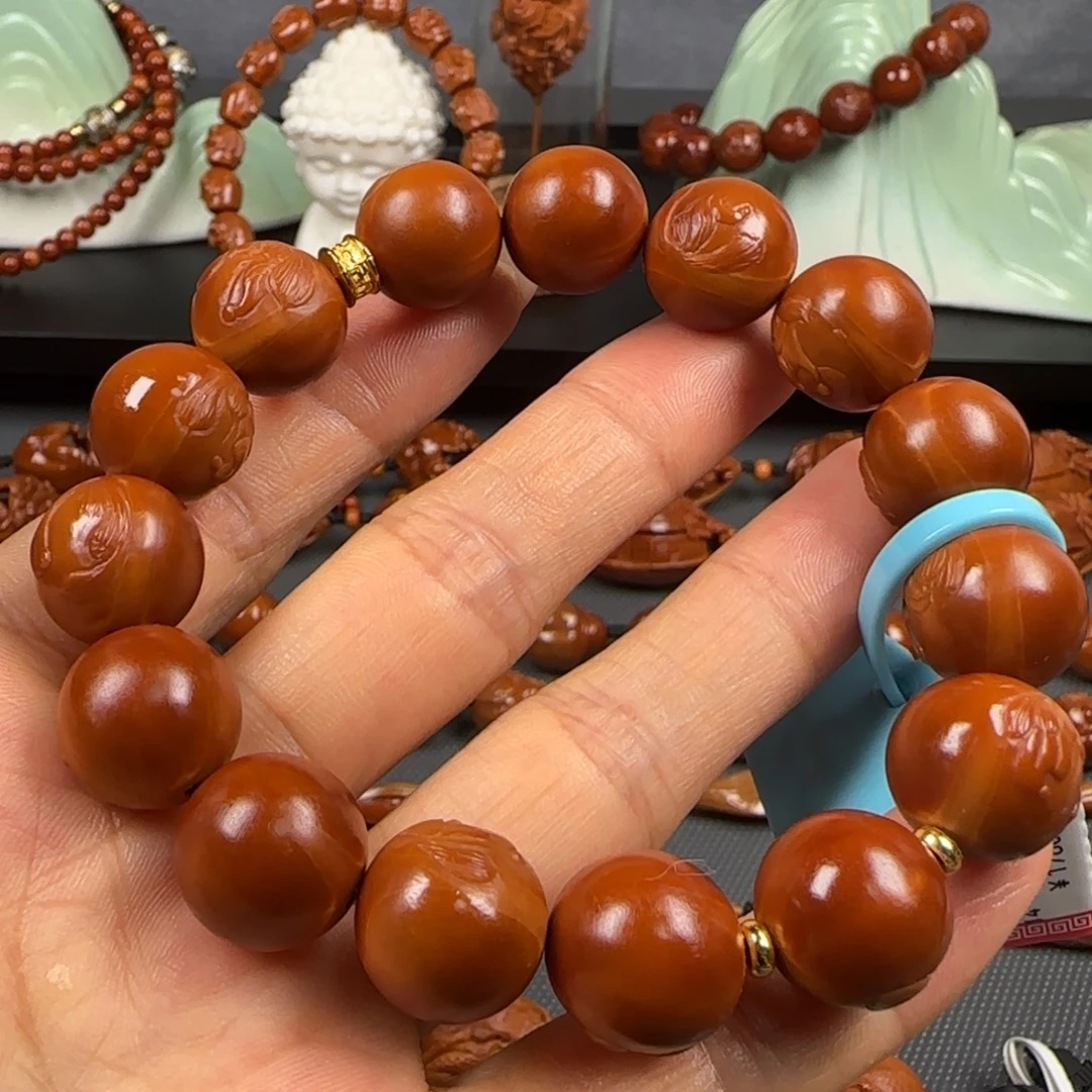 橄榄核手串油核无相佛