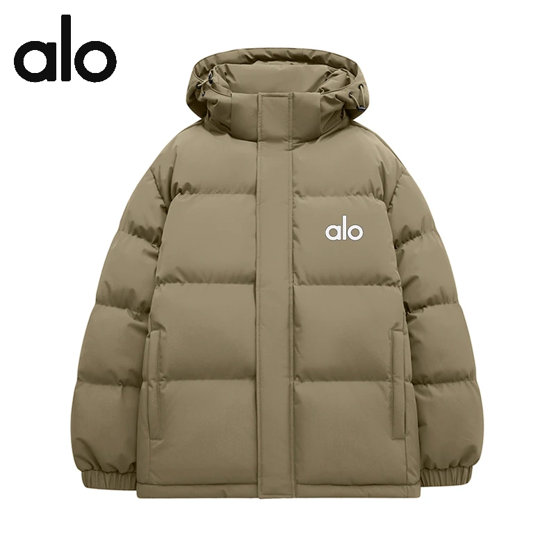 【官方奥特莱斯】ALO棉服外套男冬季宽松保暖面包服情侣加厚棉衣