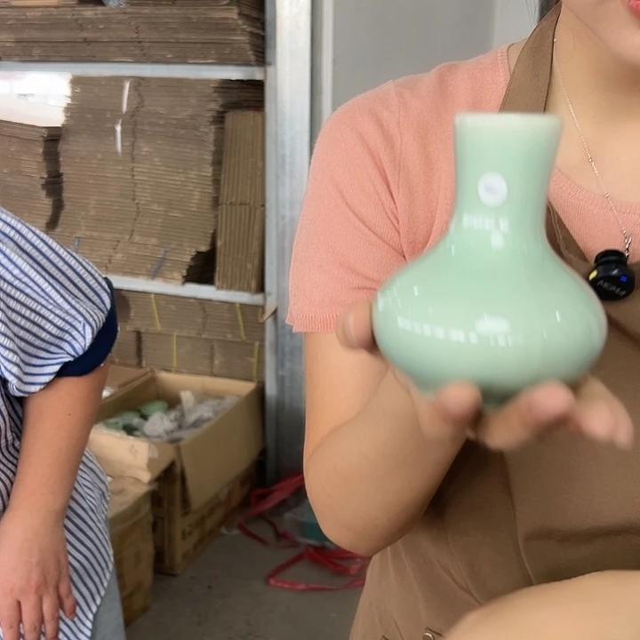 龙泉云间青瓷小米茶器