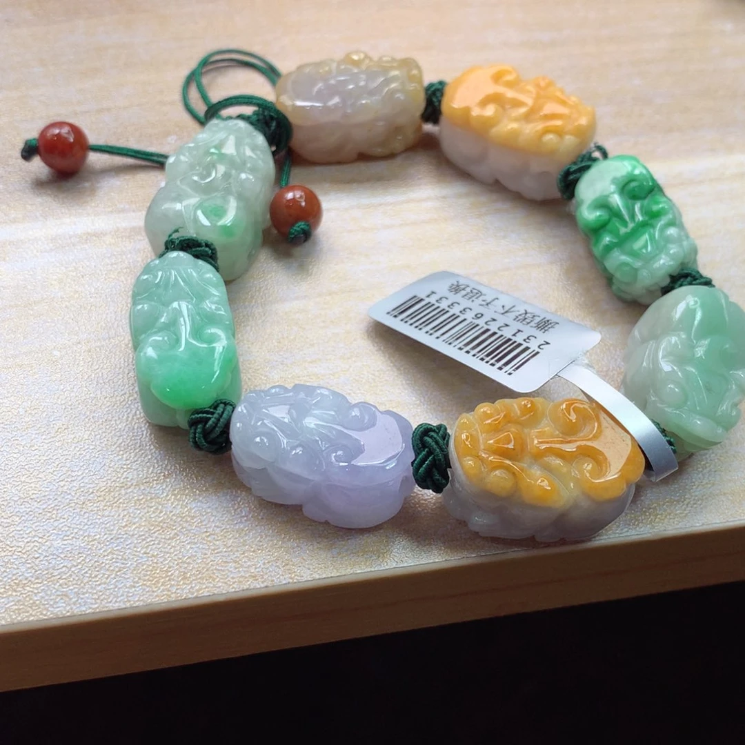 未镶嵌手链翡翠手串