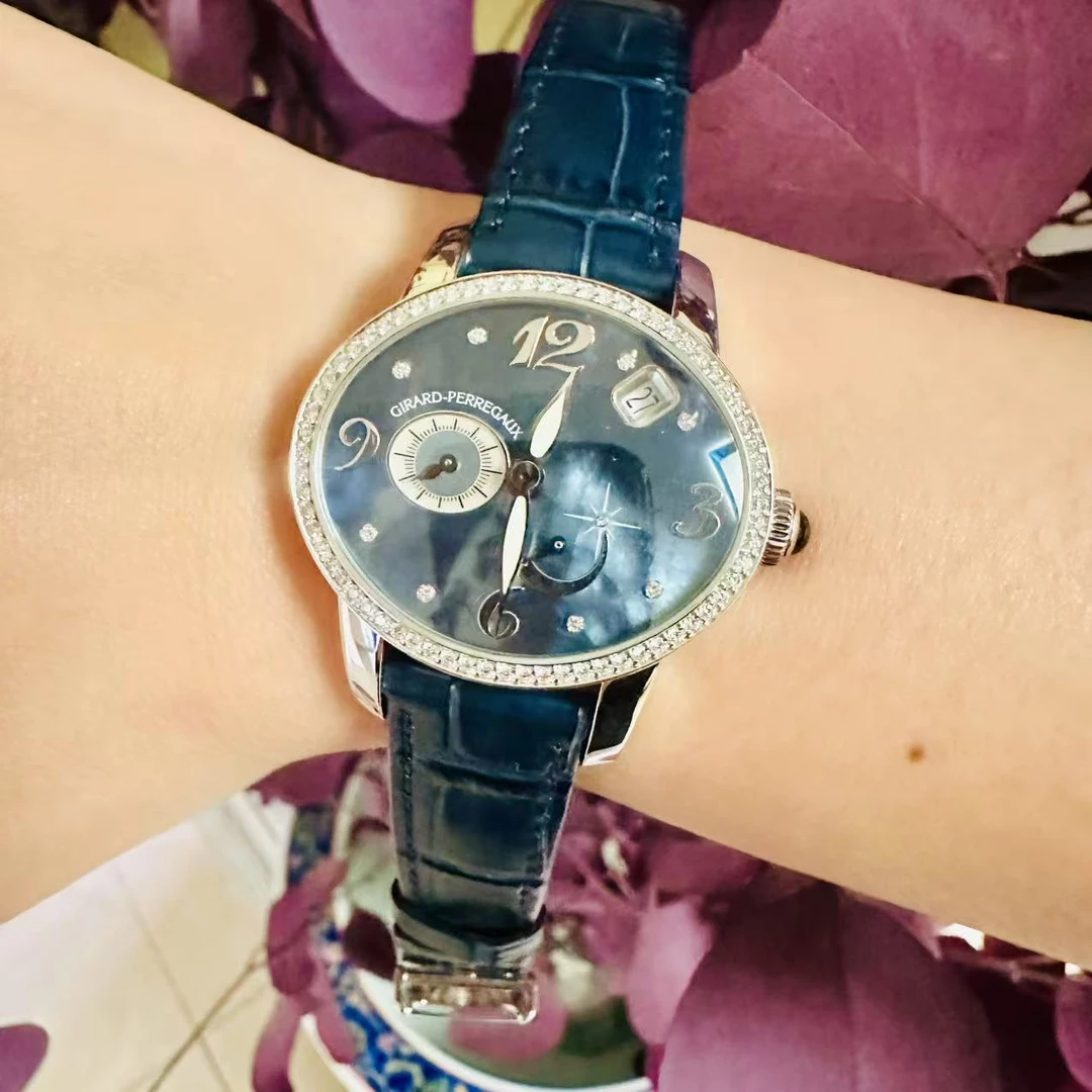 95新 Girard- Perregaux/芝柏表 自动机械,35x30mm,白金250305002