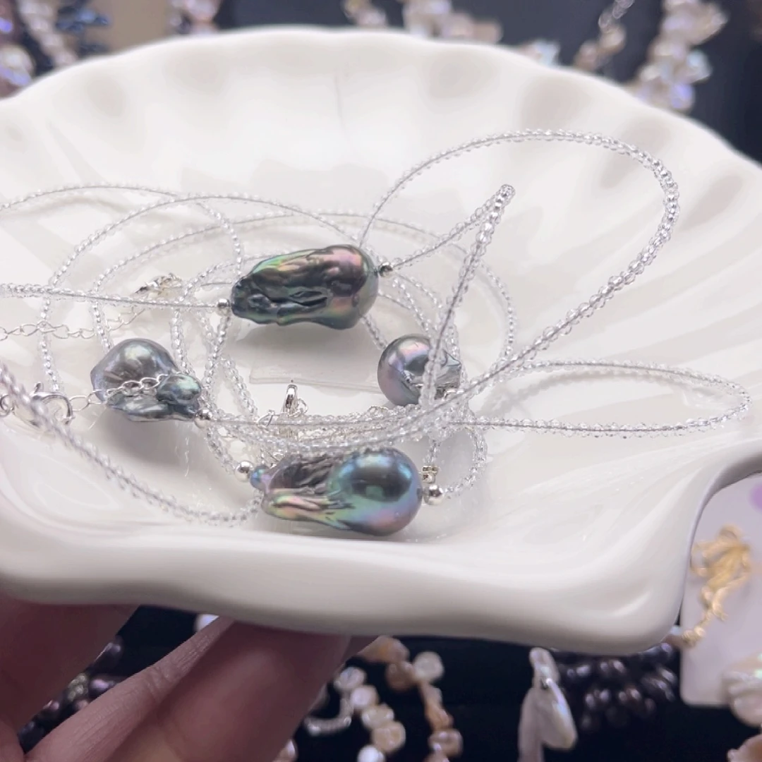 未镶嵌淡水珍珠项链【纯恬】多样性发货