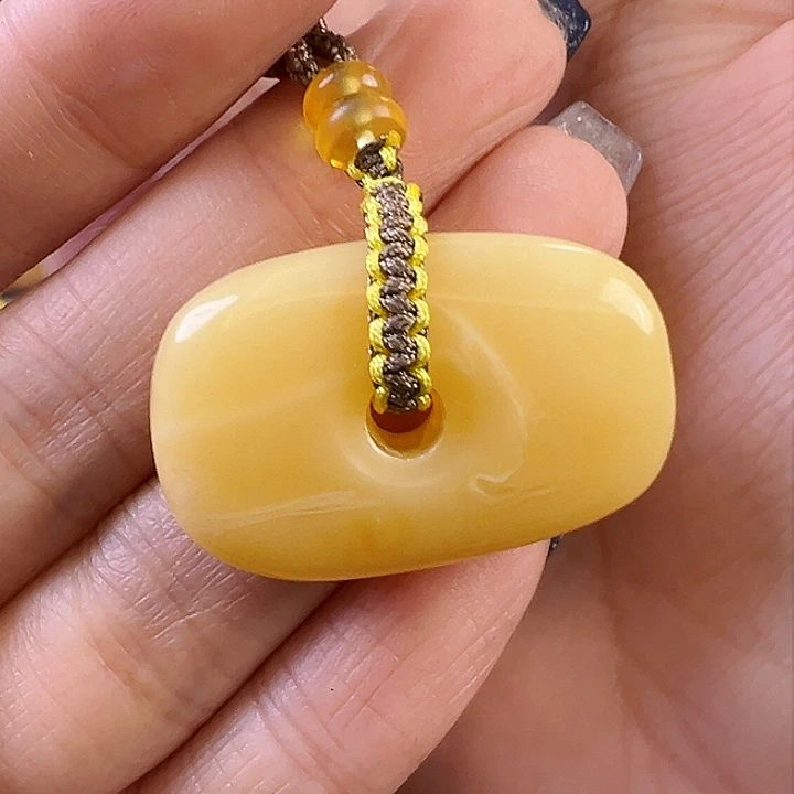 蜜蜡颈饰未镶嵌蜜蜡