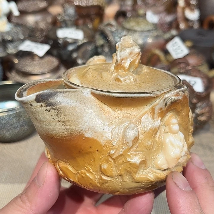 柴烧裸烧茶具福利863