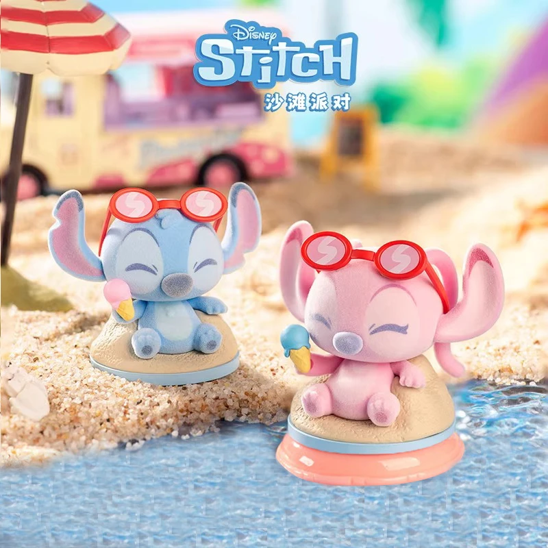 【开盒不退不H】史迪奇沙滩派对系列盲盒星际宝贝史迪仔手办公仔