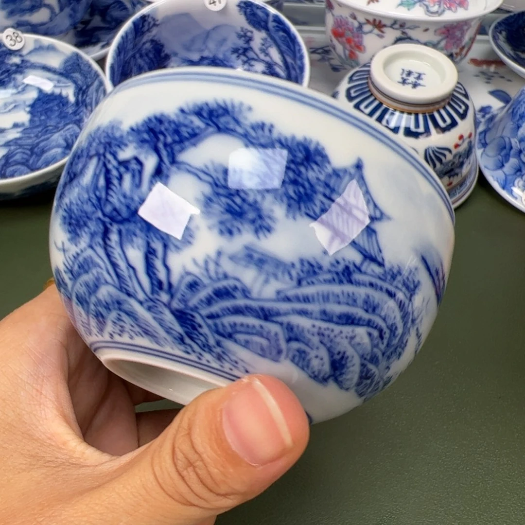 景德镇纯手工纯手绘茶具木木64