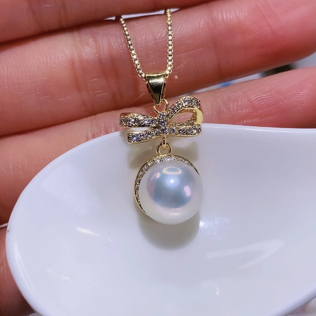 淡水珍珠颈饰合金