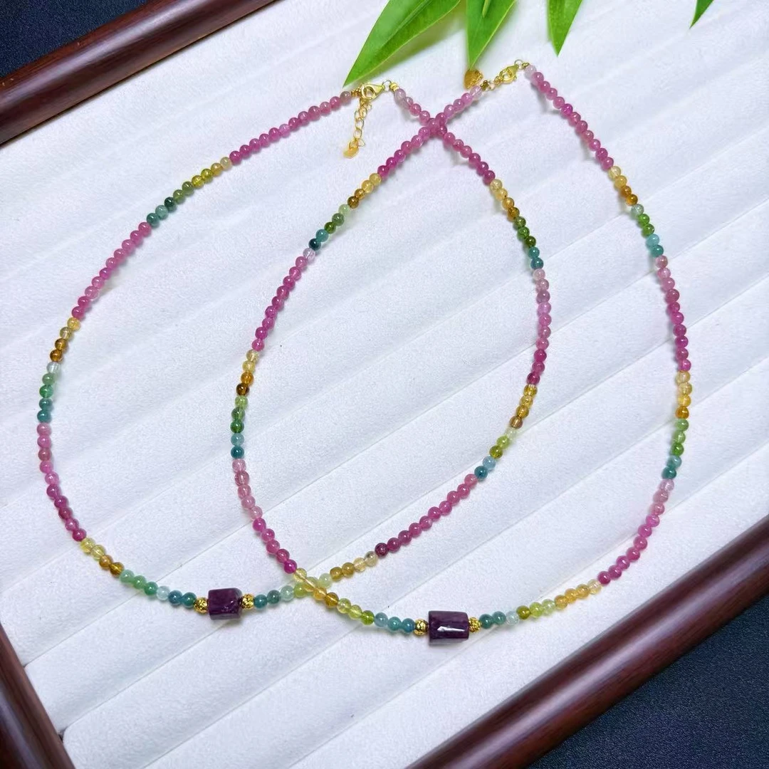 925碧玺原石Diy 项链（多样性发一）天然杂裂矿点，完美主义慎拍