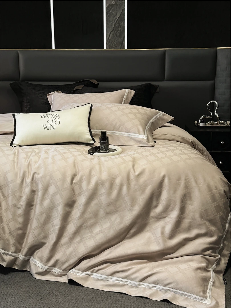 2025新品高奢极简缎纹提花压线系列-古明