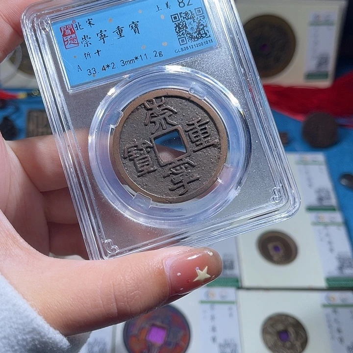 铜小轻崇宁重宝同分数发货一枚