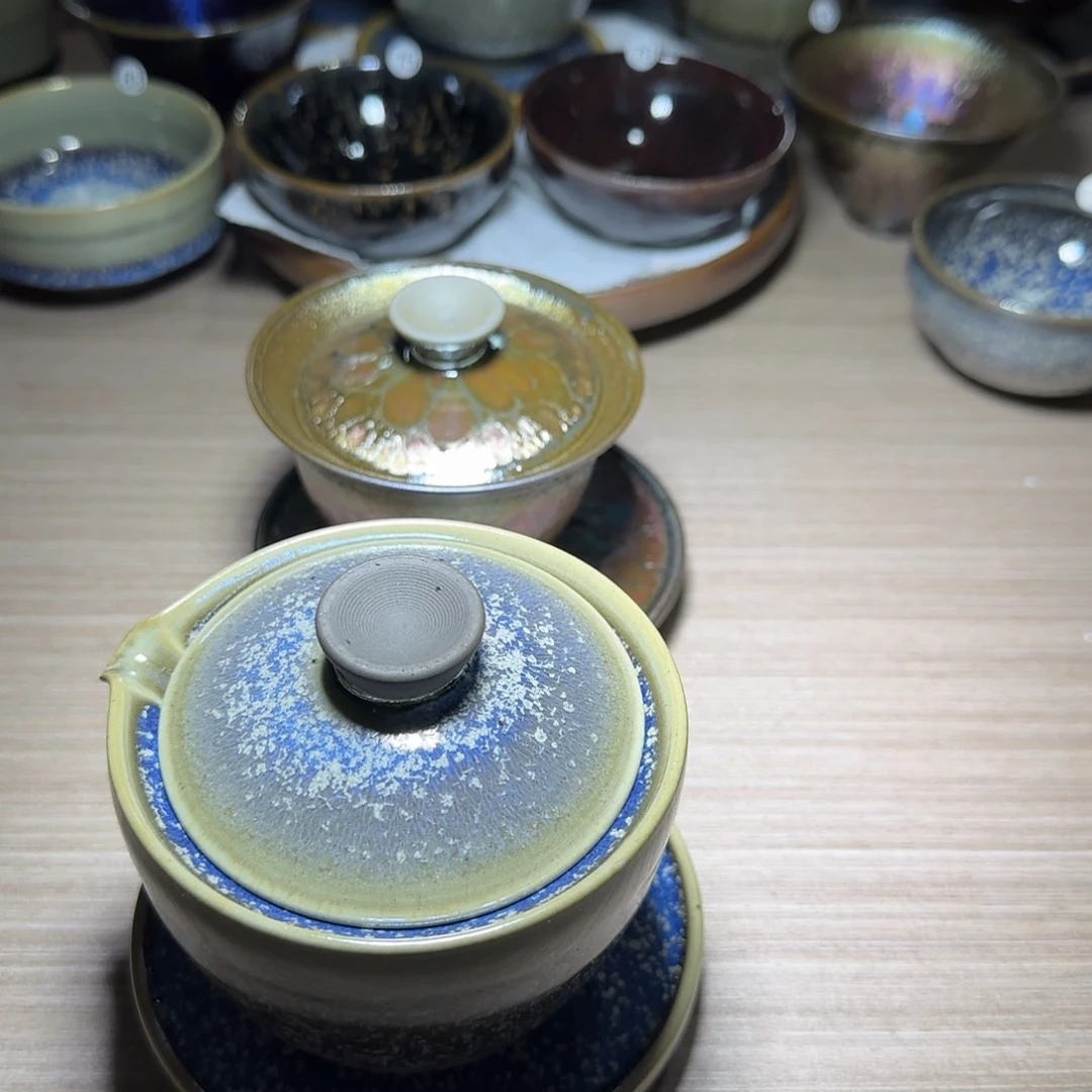 茶盏水*两套盖碗作品
