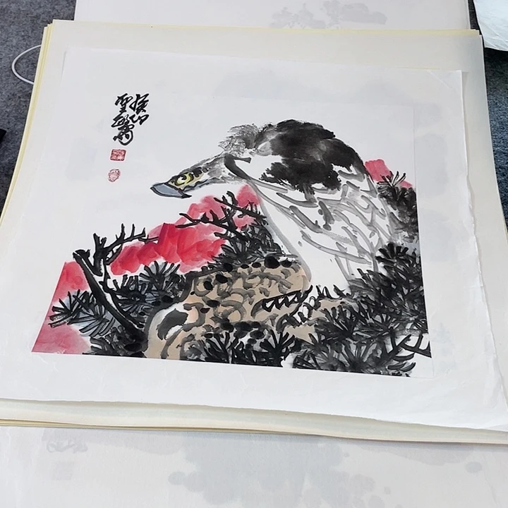 国画张圣敏先生纯手绘作品