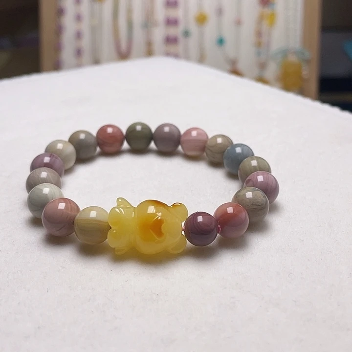 蜜蜡未镶嵌裸石蜜蜡手串