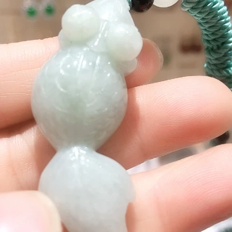 颈饰未镶嵌翡翠天然缅甸翡翠A货吊坠