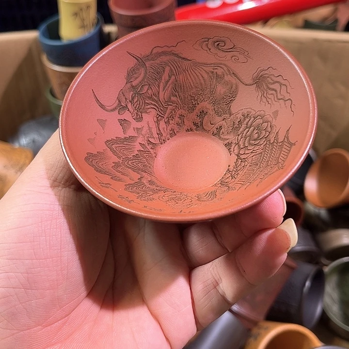 茶杯紫砂全手工紫砂主人杯