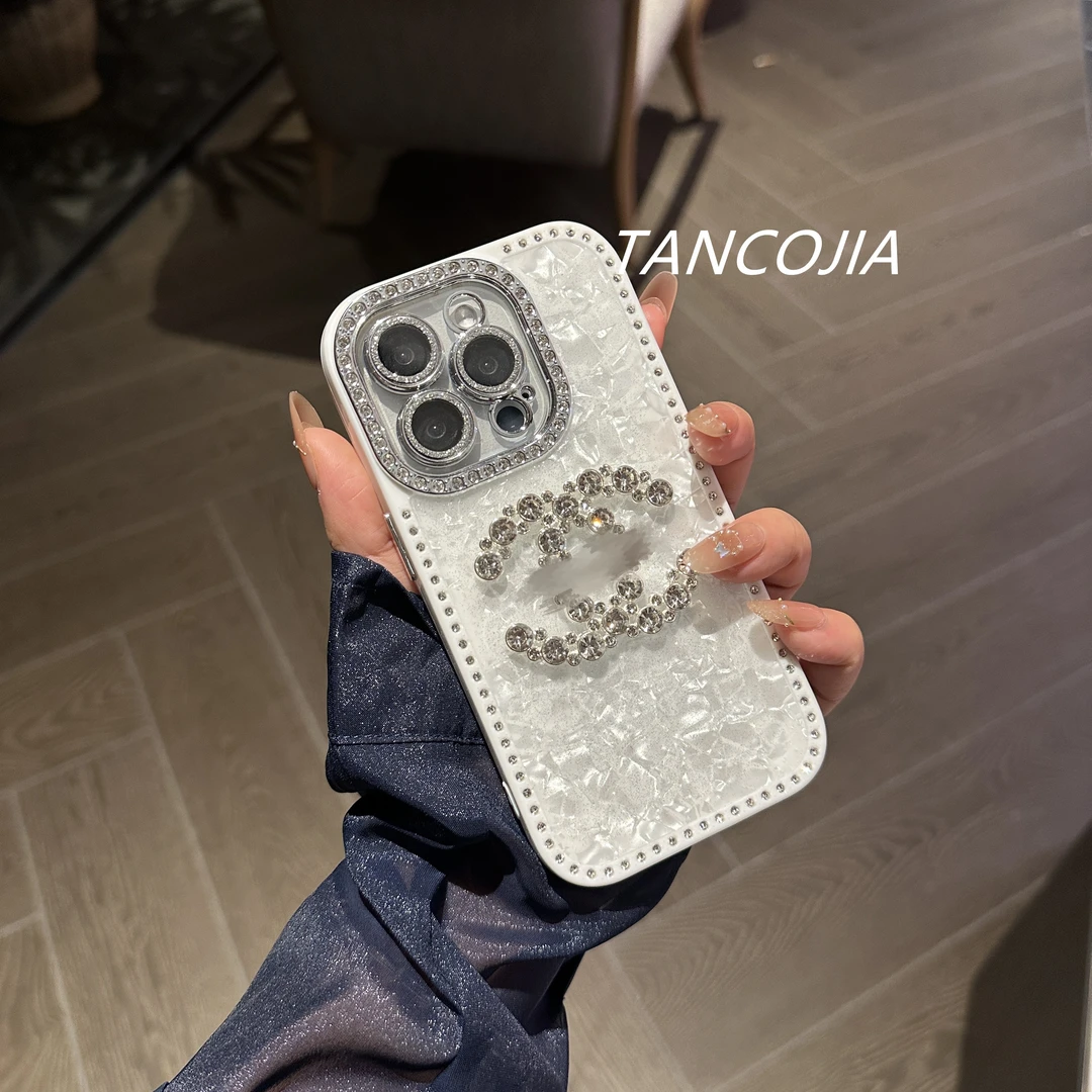 【双排钻女神款】高级感轻奢适用于苹果16promax/15/14/13手机壳ins
