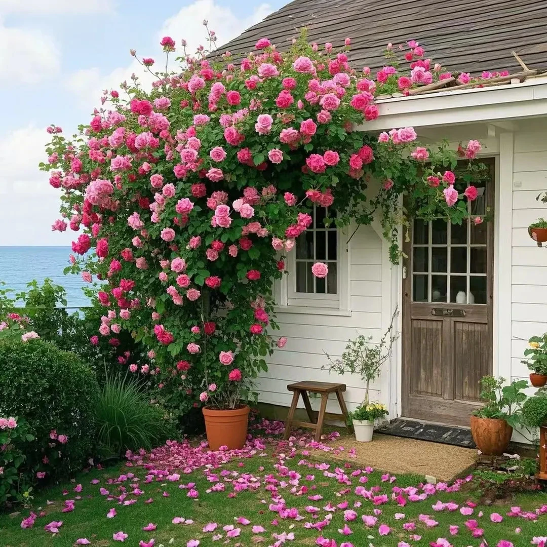 蔷薇花苗爬藤植物庭院浓香爬墙玫瑰盆栽藤本月季特大花卉四季开花