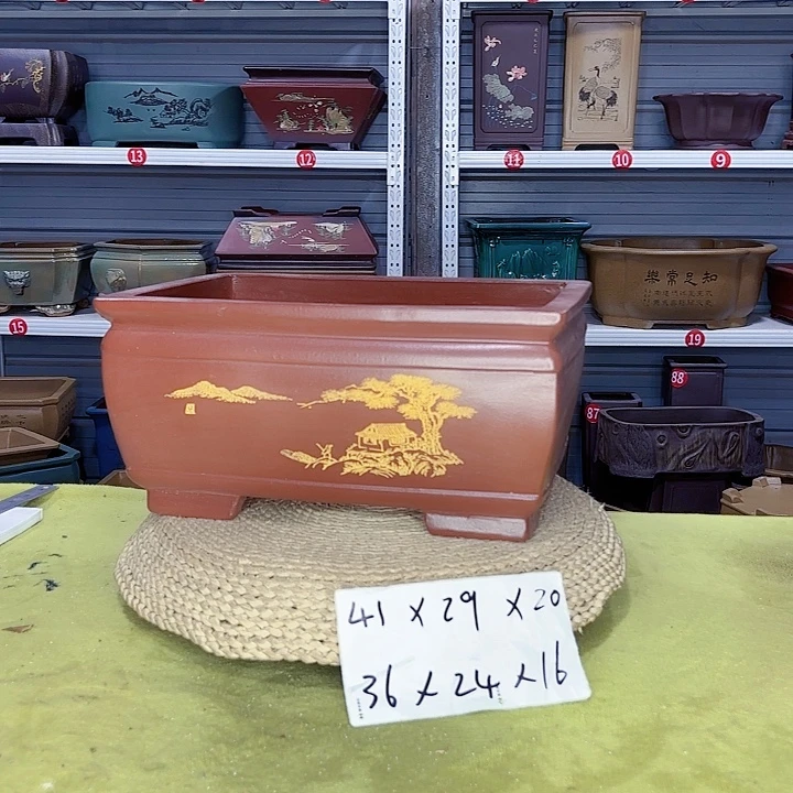 紫砂花盆宜兴紫砂厂