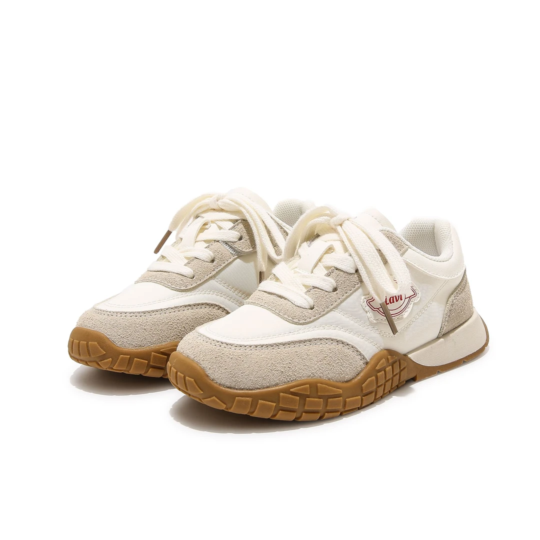 LAVI亲子鞋韩版德迅鞋春季新款潮流防滑小白鞋学生校园休闲板鞋
