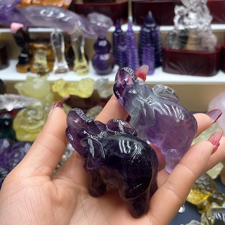 水晶摆件未镶嵌天***！摆件