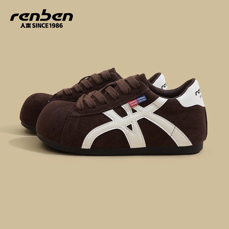 人本体育旗舰店德训鞋常规款耐磨秋季时尚休闲鞋运动鞋复古百搭