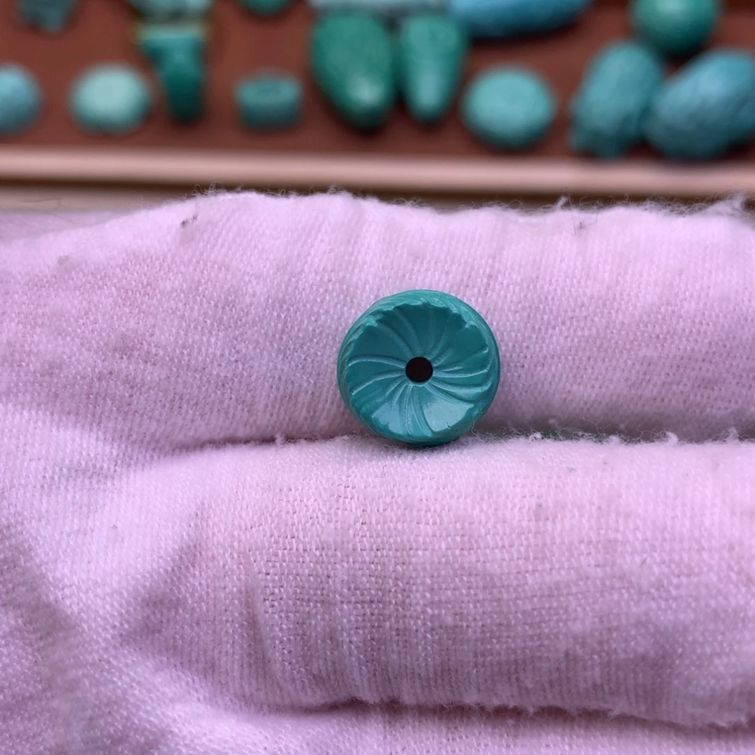 原生态散珠配珠羽毛扣卡12