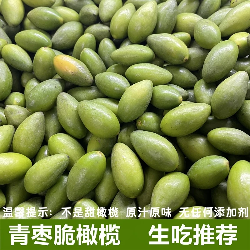 潮汕金灶 青枣脆橄榄 现摘现发 生吃煲汤孕妇水果 二斤装