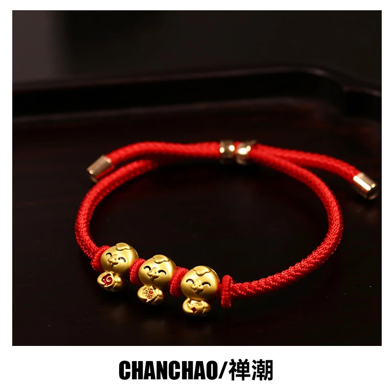 铜合金手链 CHANCHAO/禅潮 三蛇报福  FSJ0007