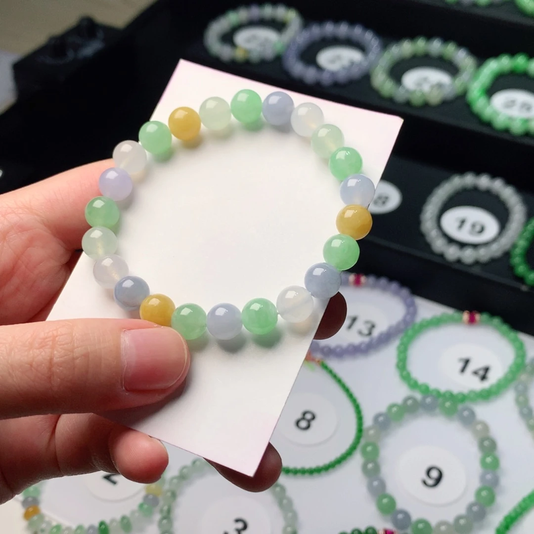 翡翠未镶嵌手链翡翠