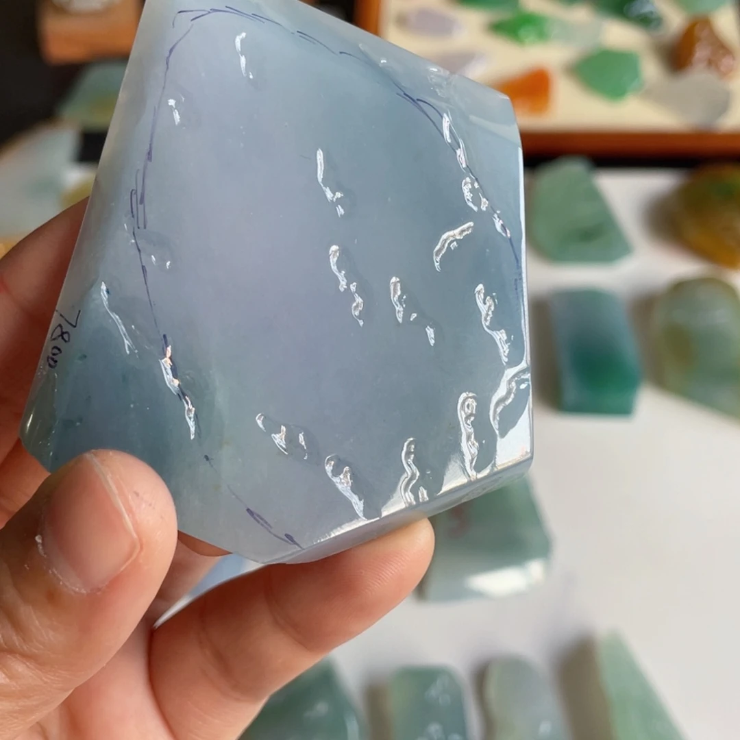 定制翡翠未镶嵌包工