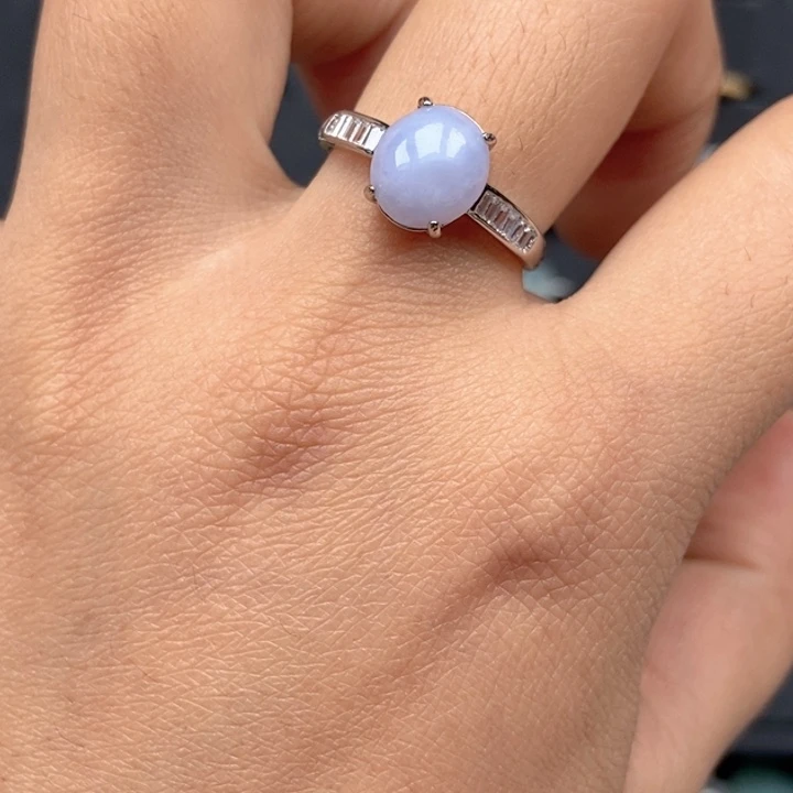 翡翠未镶嵌戒指戒指