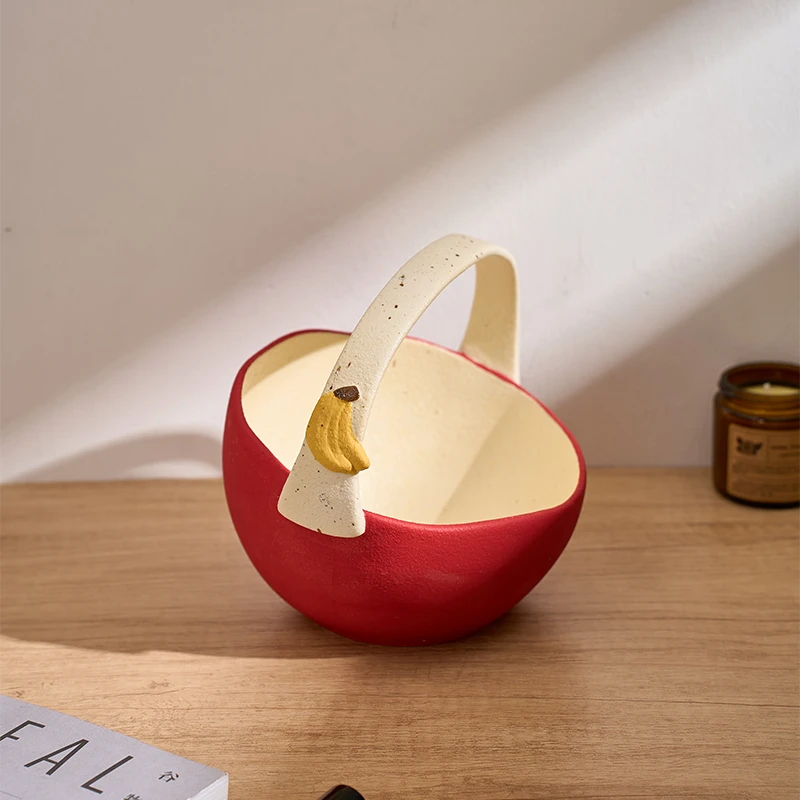 现代艺术William wilde系列餐具/苹果果篮 家用陶瓷果篮可爱创意