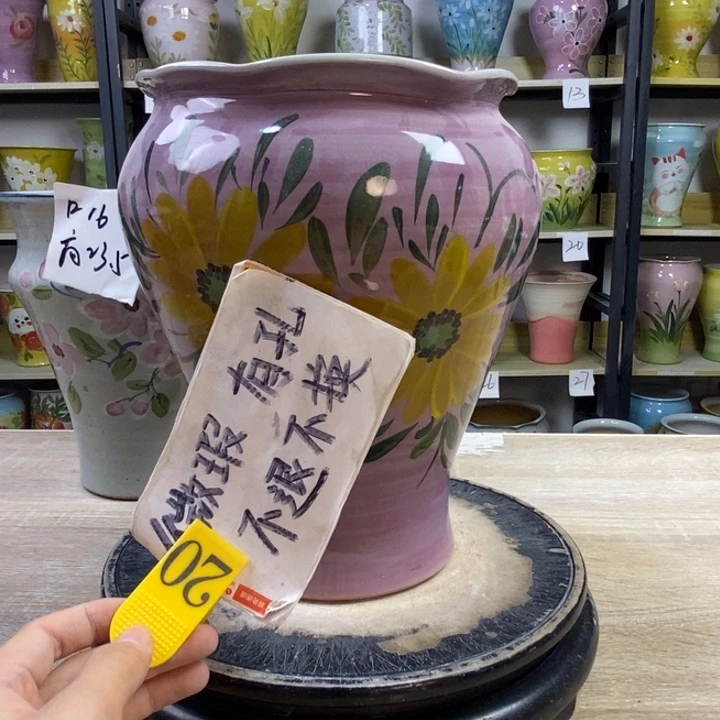 景德镇高温陶瓷花盆