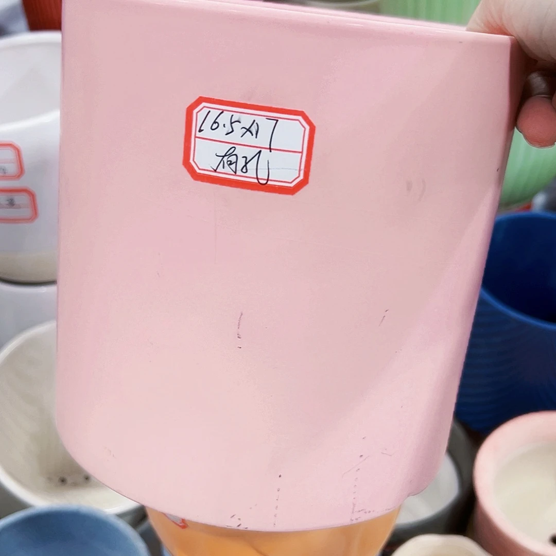 有孔外贸尾单陶瓷花盆凑单10米包邮